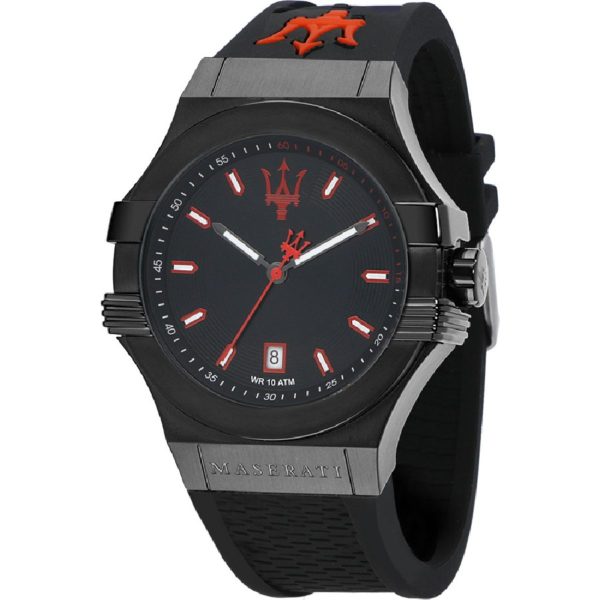 Montre mixte Maserati Potenza réf. R8851108020, mouvement quartz, boîtier 42 mm – vue principale, Horlova Maroc