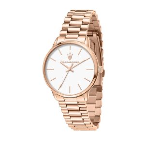 Montre mixte Maserati Royale réf. R8853147506, mouvement quartz, boîtier 36 mm, acier inoxydable – vue principale, Horlova Maroc