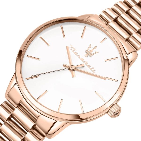 Montre mixte Maserati Royale réf. R8853147506, mouvement quartz, boîtier 36 mm, acier inoxydable, verre minéral, étanche 50 m – deuxième vue