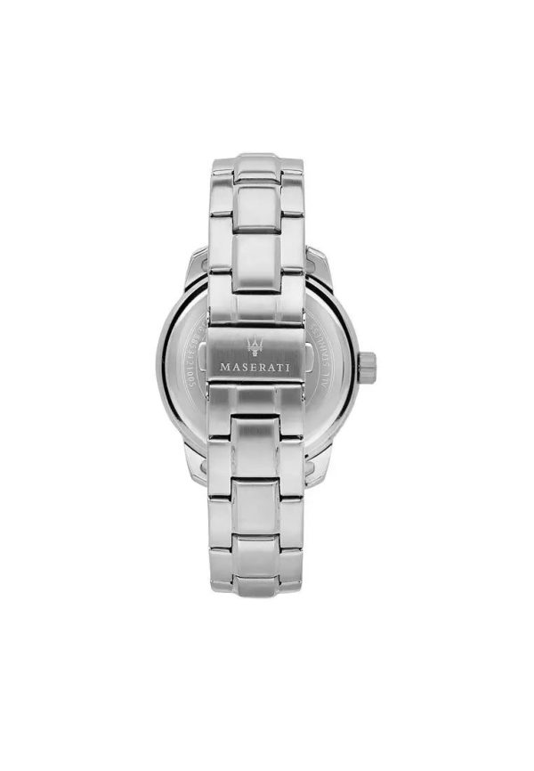 Montre mixte Maserati Successo réf. R8851121016, chronographe quartz, boîtier 44 mm, acier inoxydable, verre minéral – deuxième vue
