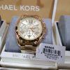 Montre mixte Michael Kors Bradshaw réf. MK5605, chronographe quartz, boîtier 43 mm, acier inoxydable, verre minéral – troisième vue