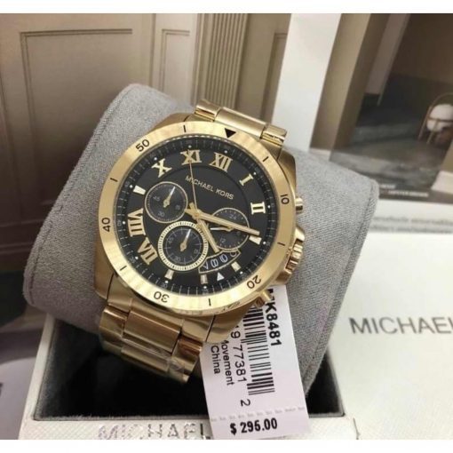 Montre mixte Michael Kors Brecken Allure réf. MK8481, chronographe quartz, boîtier 44 mm, acier inoxydable, verre minéral – deuxième vue