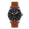 Montre mixte Tissot réf. T1494071605100, mouvement automatique, boîtier 38 mm, acier inoxydable, cuir – vue principale, Horlova Maroc
