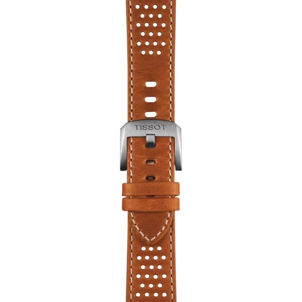Montre mixte Tissot réf. T1494071605100, mouvement automatique, boîtier 38 mm, acier inoxydable, cuir, verre minéral – quatrième vue