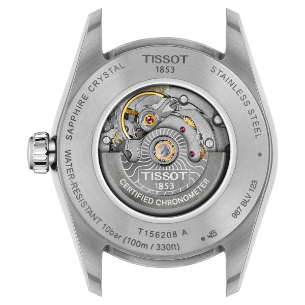 Montre mixte Tissot Ballade réf. T1562081135300, mouvement automatique, boîtier 30 mm, acier inoxydable – quatrième vue