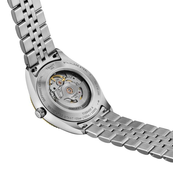 Montre mixte Tissot Ballade réf. T1564082203300, mouvement automatique, boîtier 39 mm, acier inoxydable – quatrième vue