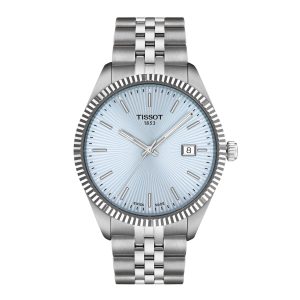 Montre mixte Tissot Ballade réf. T1564101135100, mouvement quartz, boîtier 40 mm, acier inoxydable – vue principale, Horlova Maroc