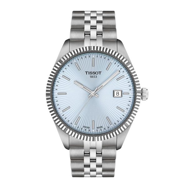 Montre mixte Tissot Ballade réf. T1564101135100, mouvement quartz, boîtier 40 mm, acier inoxydable – vue principale, Horlova Maroc