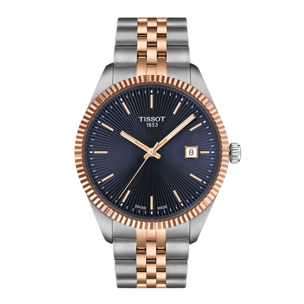 Montre mixte Tissot Ballade réf. T1564102204100, mouvement quartz, boîtier 40 mm, acier inoxydable – vue principale, Horlova Maroc