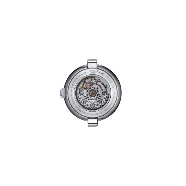 Montre mixte Tissot Bellissima réf. T1262071601300, mouvement automatique, boîtier 29 mm, acier inoxydable, cuir – troisième vue