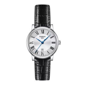 Montre mixte Tissot Carson Premium réf. T1222101603300, mouvement quartz, boîtier 30 mm, étanche 50 m – vue principale, Horlova Maroc