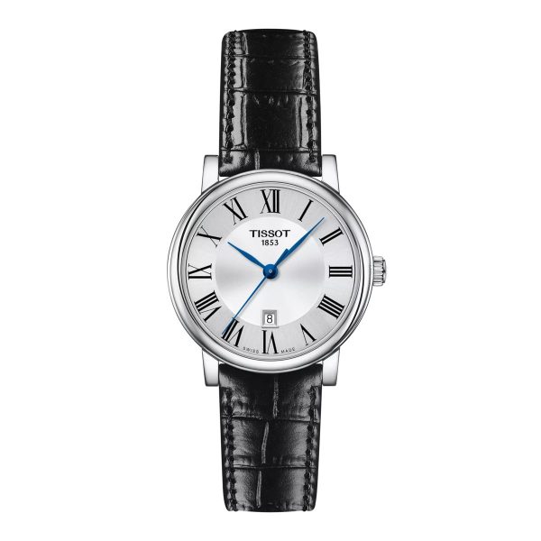 Montre mixte Tissot Carson Premium réf. T1222101603300, mouvement quartz, boîtier 30 mm, étanche 50 m – vue principale, Horlova Maroc