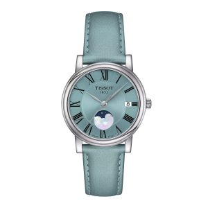 Montre mixte Tissot Carson Premium réf. T1222231635300, mouvement quartz, boîtier 32 mm, verre saphir – vue principale, Horlova Maroc