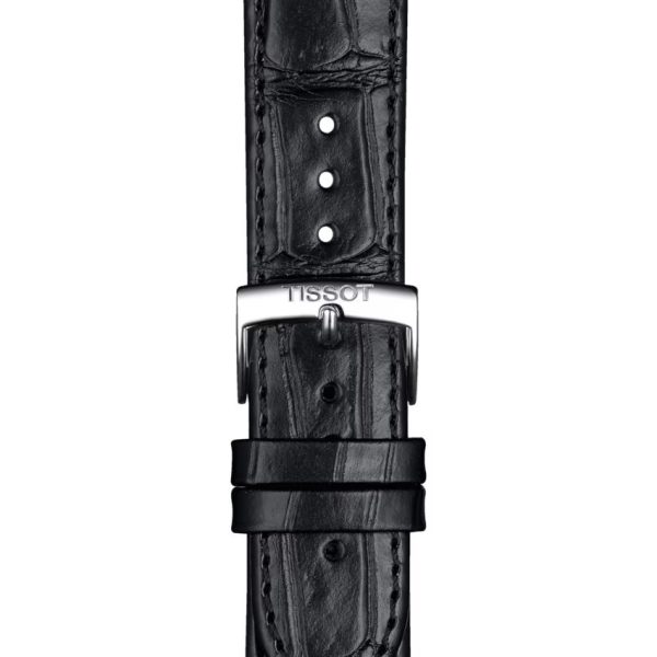 Montre mixte Tissot Carson Premium réf. T1224171603300, chronographe quartz, acier inoxydable, cuir, étanche 50 m – deuxième vue