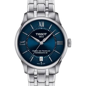Montre mixte Tissot Chemin réf. T1392071104800, mouvement automatique, boîtier 34 mm, acier inoxydable – vue principale, Horlova Maroc