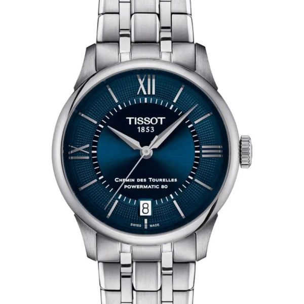 Montre mixte Tissot Chemin réf. T1392071104800, mouvement automatique, boîtier 34 mm, acier inoxydable – vue principale, Horlova Maroc