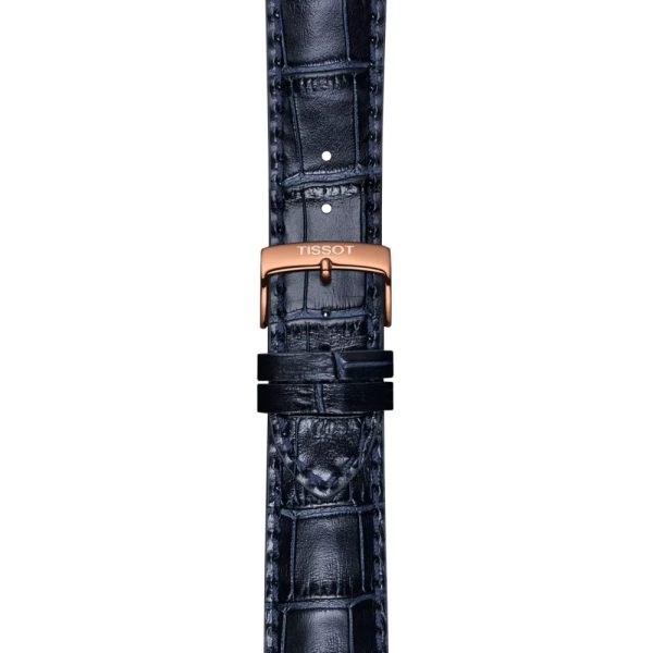 Montre mixte Tissot Chrono XL réf. T1166173604200, chronographe quartz, boîtier 45 mm, acier inoxydable, cuir, verre saphir – quatrième vue