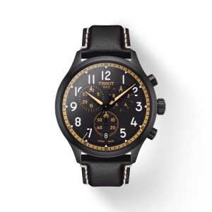 Montre mixte Tissot Chrono XL Vintage réf. T1166173605202, chronographe quartz, boîtier 45 mm, étanche 100 m – vue principale, Horlova Maroc
