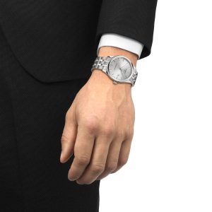 Montre mixte Tissot Classic Dream réf. T1584071103100, mouvement automatique, boîtier 40 mm, acier inoxydable, étanche 50 m – deuxième vue