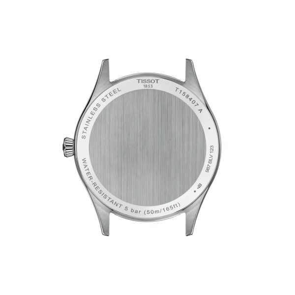Montre mixte Tissot Classic Dream réf. T1584072203100, mouvement automatique, boîtier 40 mm, acier inoxydable, verre saphir – troisième vue