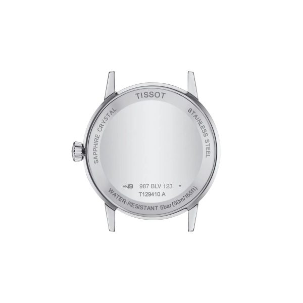 Montre mixte Tissot Classic Dream réf. T1294101101300, mouvement quartz, boîtier 42 mm, acier inoxydable, verre saphir – troisième vue
