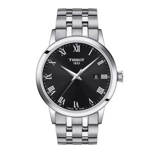 Montre mixte Tissot Classic Dream réf. T1294101105300, mouvement quartz, boîtier 42 mm, acier inoxydable – vue principale, Horlova Maroc