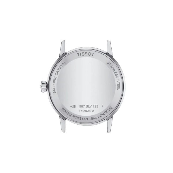 Montre mixte Tissot Classic Dream réf. T1294101105300, mouvement quartz, boîtier 42 mm, acier inoxydable, verre saphir – troisième vue