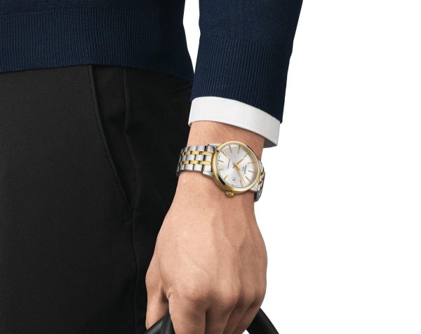 Montre mixte Tissot Classic Dream Swissmatic réf. T1294072203101, mouvement automatique, boîtier 42 mm, acier inoxydable – deuxième vue