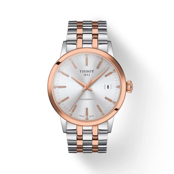Montre mixte Tissot Classic Dream Swissmatic réf. T1294072203100, mouvement automatique, acier inoxydable – vue principale, Horlova Maroc