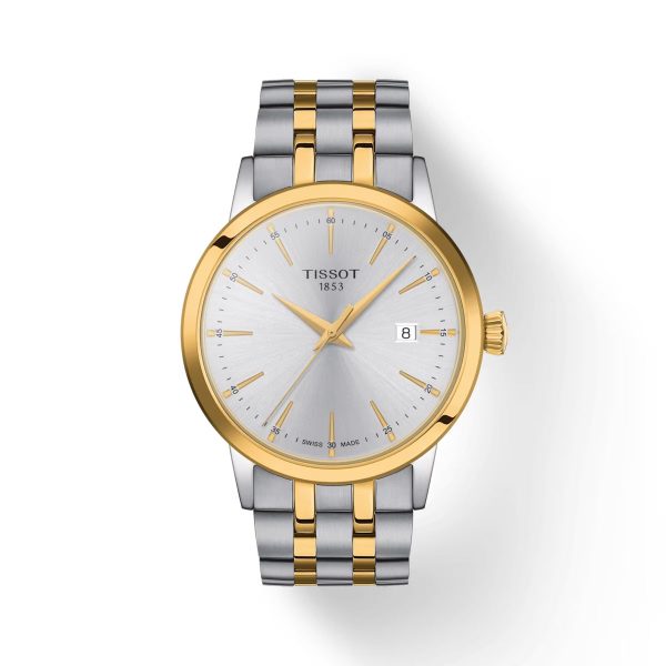 Montre mixte Tissot Classic Dream réf. T1294102203100, mouvement quartz, acier inoxydable, étanche 50 m – vue principale, Horlova Maroc