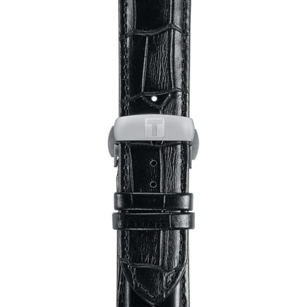 Montre mixte Tissot Couturier réf. T0354101605100, mouvement quartz, acier inoxydable, cuir, verre saphir, étanche 100 m – deuxième vue