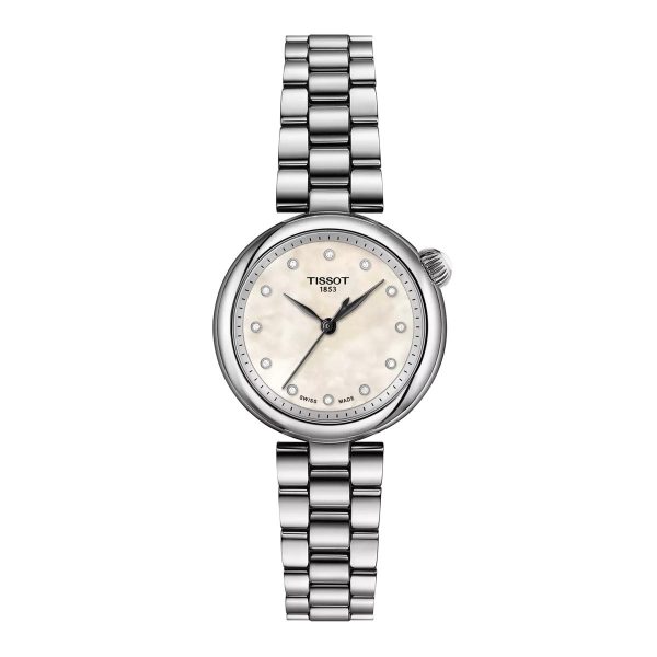 Montre mixte Tissot Desir réf. T1520101111600, mouvement quartz, boîtier 28 mm, acier inoxydable – vue principale, Horlova Maroc