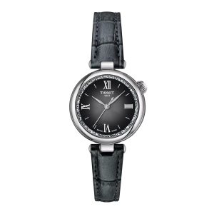 Montre mixte Tissot Desir réf. T1520101603800, mouvement quartz, boîtier 28 mm, cuir, verre saphir – vue principale, Horlova Maroc