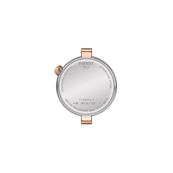 Montre mixte Tissot Desir réf. T1520102211800, mouvement quartz, boîtier 28 mm, acier inoxydable, verre saphir, étanche 50 m – troisième vue