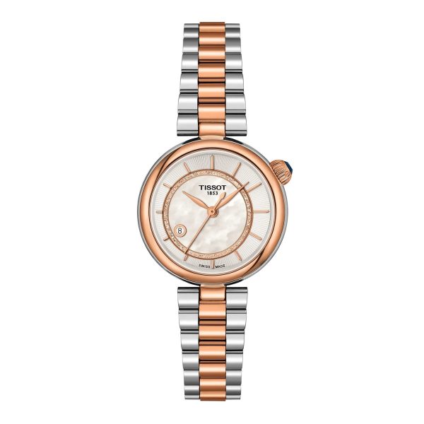 Montre mixte Tissot Désir réf. T1522072211100, mouvement automatique, boîtier 28 mm, acier inoxydable – vue principale, Horlova Maroc