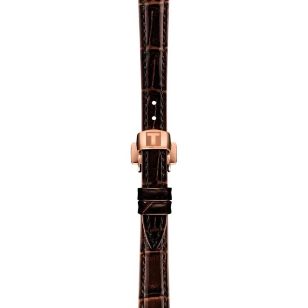 Montre mixte Tissot Désir réf. T1522073652100, mouvement automatique, boîtier 28 mm, cuir, verre saphir, étanche 50 m – quatrième vue