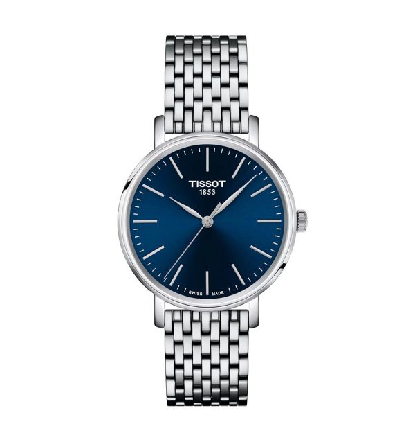 Montre mixte Tissot Everytime 34 mm réf. T1432101104100, mouvement quartz, montre-bracelet Tissot originale – autre angle