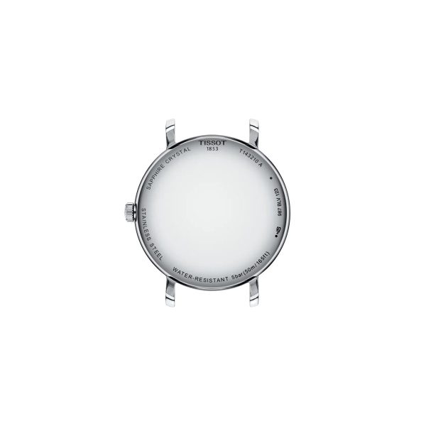 Montre mixte Tissot Everytime réf. T1432101109100, mouvement quartz, boîtier 34 mm, acier inoxydable, verre saphir – troisième vue