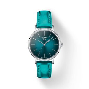 Montre mixte Tissot Everytime réf. T1432101709100, mouvement quartz, boîtier 34 mm, acier inoxydable – vue principale, Horlova Maroc