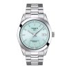 Montre mixte Tissot Gentleman réf. T1274071135100, mouvement automatique, boîtier 40 mm, acier inoxydable – vue principale, Horlova Maroc