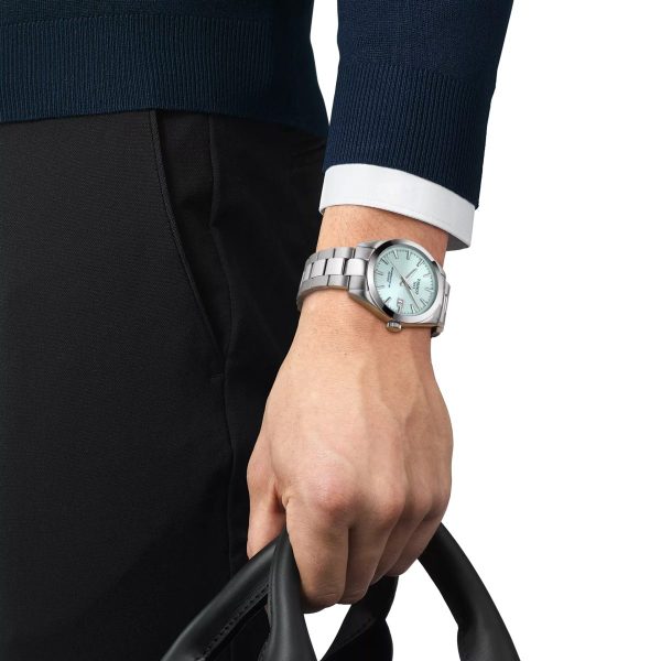 Montre mixte Tissot Gentleman réf. T1274071135100, mouvement automatique, boîtier 40 mm, acier inoxydable, étanche 100 m – deuxième vue