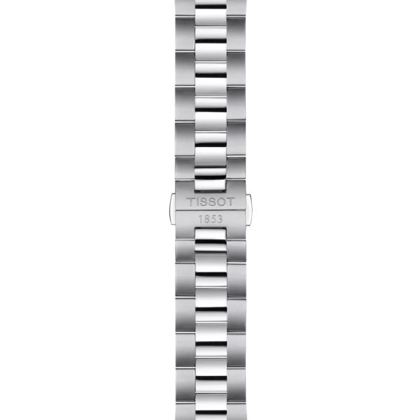 Montre mixte Tissot Gentleman réf. T1274071135100, mouvement automatique, boîtier 40 mm, acier inoxydable, étanche 100 m – quatrième vue
