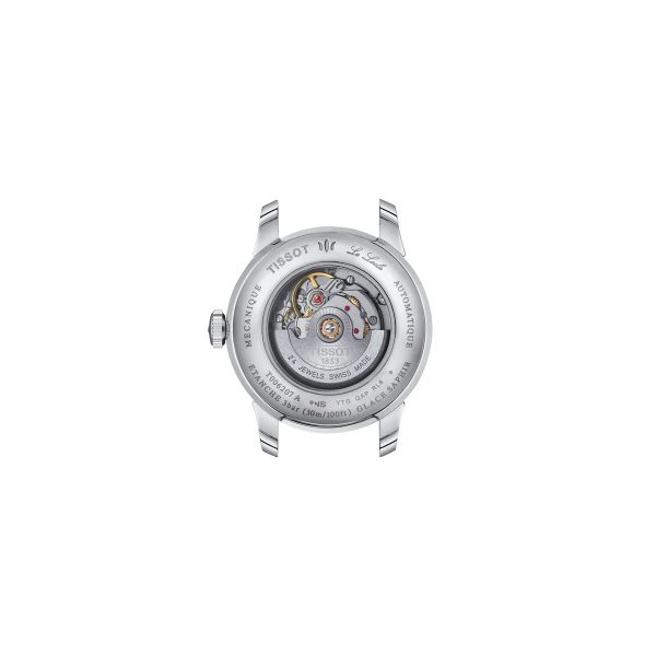 Montre mixte Tissot Locle réf. T0062071109600, mouvement automatique, boîtier 29 mm, acier inoxydable, verre saphir – troisième vue