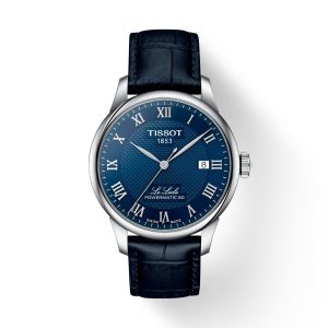 Montre mixte Tissot Locle réf. T0064071604300, mouvement automatique, boîtier 39 mm, acier inoxydable, cuir – vue principale, Horlova Maroc