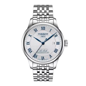 Montre mixte Tissot Locle Powermatic Anniversary réf. T0064071103303, mouvement automatique, boîtier 39,3 mm – vue principale, Horlova Maroc