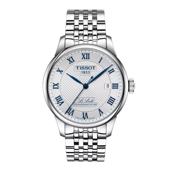 Montre mixte Tissot Locle Powermatic Anniversary réf. T0064071103303, mouvement automatique, boîtier 39,3 mm – vue principale, Horlova Maroc