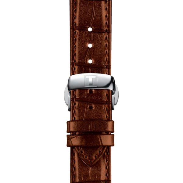 Montre mixte Tissot Locle Powermatic Open réf. T0064071603301, mouvement automatique, cuir, étanche 30 m – deuxième vue