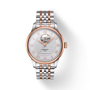 Montre mixte Tissot Locle Powermatic Open réf. T0064072203302, mouvement automatique, acier inoxydable – vue principale, Horlova Maroc