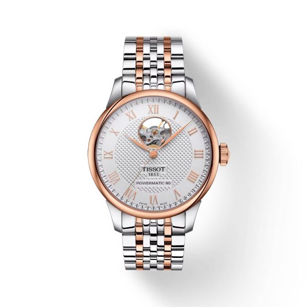 Montre mixte Tissot Locle Powermatic Open réf. T0064072203302, mouvement automatique, acier inoxydable – vue principale, Horlova Maroc