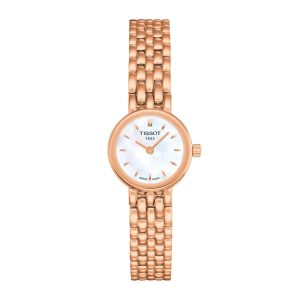 Montre mixte Tissot Lovely Round réf. T0580093311100, mouvement quartz, acier inoxydable, verre saphir – vue principale, Horlova Maroc